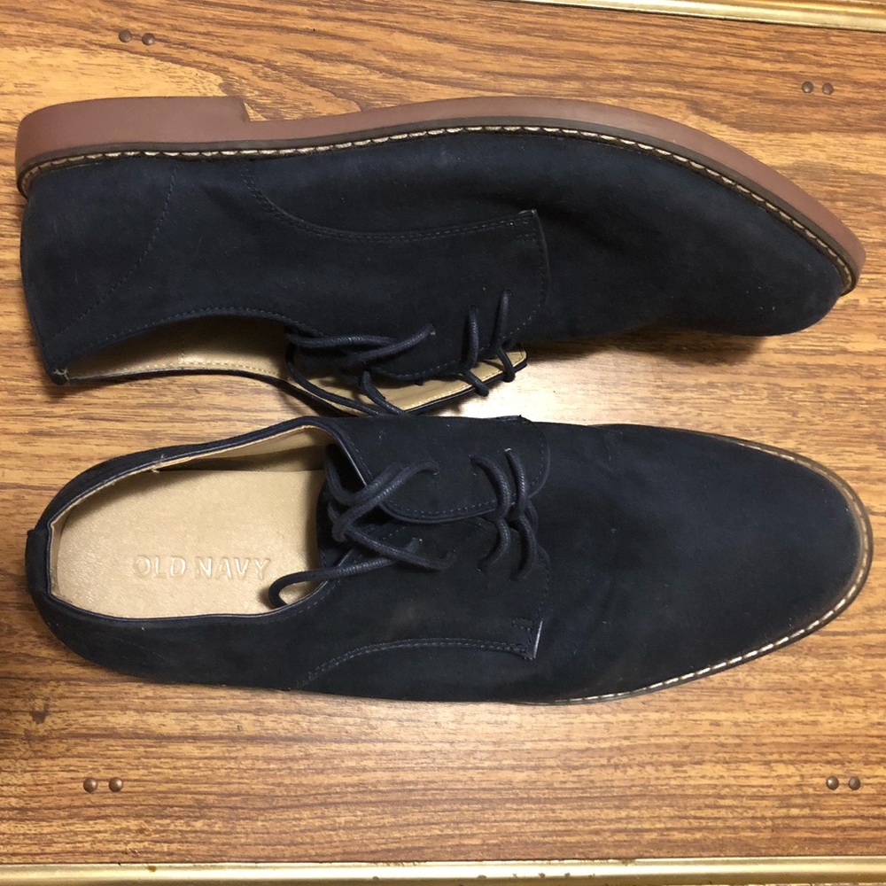 Old Navy Blue Suede Shoes Sz 12 - Picture 2 of 6